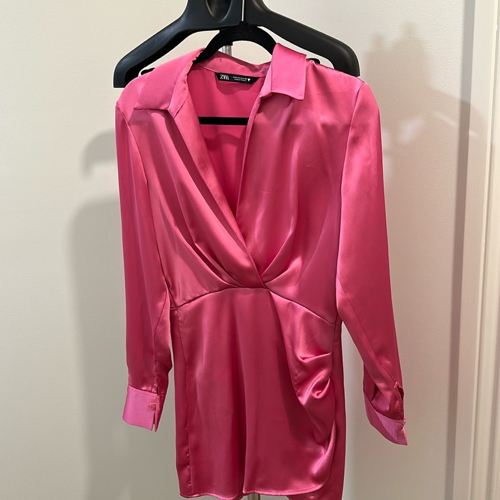 Zara Long Sleeve Mini Dress